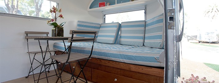 autocamp airstream dining area